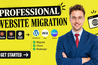 migrate clone claude code claude ai claude design to wordpress wix canva website