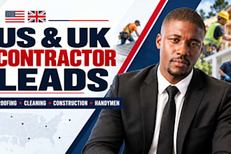 get targeted US and UK contractor and handyman leads