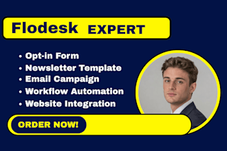setup flodesk email marketing automation, workflows, forms and integrations