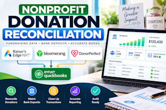 sync nonprofit donations in raisers edge bloomerang donorperfect and quickbooks