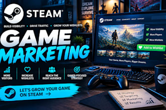 steam game promotion, steam game wishlist, game promotion, steam game marketing