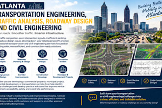 atlanta transportation engineering, traffic analysis, roadway design and civil