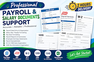 create your payroll make pay salary slip stubs adp a w2 1099 and 1040 paychecks