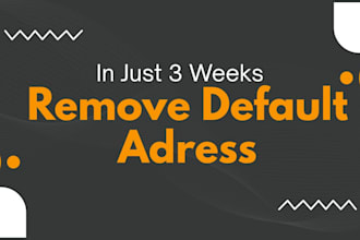 help to remove UK company default address, remove default office address