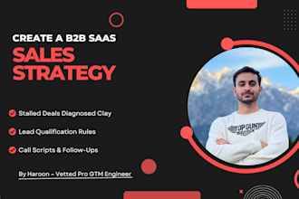 create a b2b saas sales strategy and sales playbook for founders