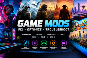 fix optimize cyberpunk 2077 skyrim fallout 4 mods dayz mod 4 rdr2 sims gta 5