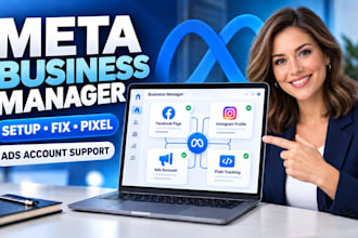 create and fix facebook business manager, ads account