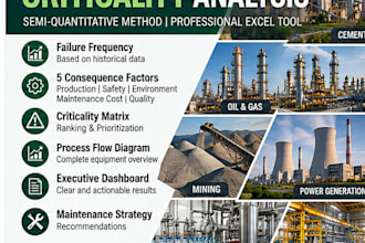 create an equipment criticality analysis in excel