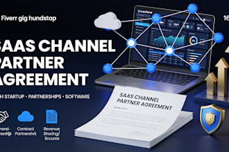 draft a bespoke saas channel partner agreement for your tech startup