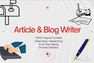 type your blogs and help you