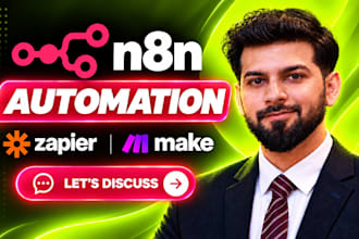 build n8n automation, zapier automation, n8n ai automation, ai agent