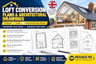design loft conversion plans and architectural drawings
