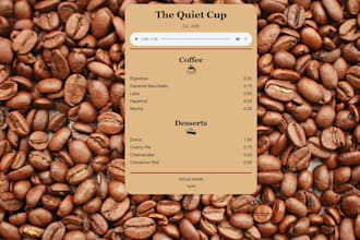 create a responsive HTML and CSS website