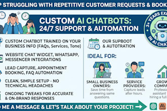 build a custom ai chatbot for your business