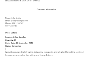 do data entry and typing in ms word and english typing