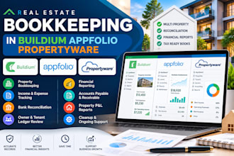 do real estate bookkeeping in buildium appfolio propertyware,financial reporting