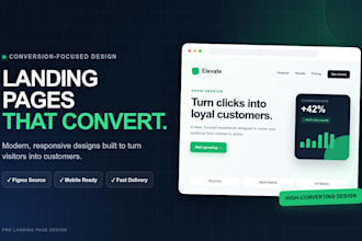 design a high converting landing page