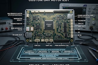 design autopilot controller pcb for drones and robotics