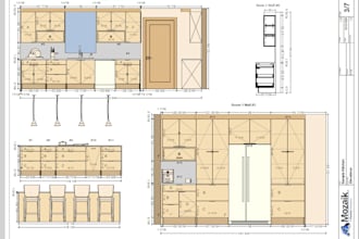 create mozaik shop drawings, cut lists and cnc files