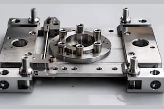 design custom jigs and fixtures for cnc machining and manufacturing