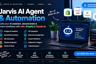 do jarvis ai agent, second brain agent jarvis ai assistant n8n shopify claude ai