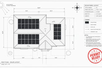 create solar permit plans and pv design drawings for your project