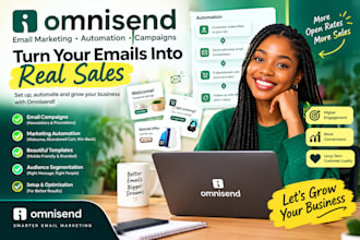 omnisend email email marketing automation flows campaigns