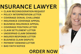 be your insurance lawyer for business claims,policy coverage and insurer dispute