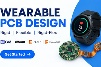 design wearable pcb flexible pcb smartwatch fitness tracker sensor pcb layout
