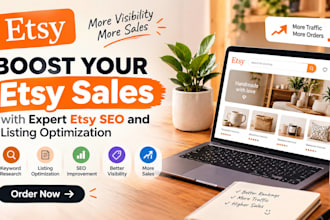 boost etsy sales with expert etsy SEO and listing optimization rank etsy store