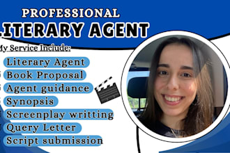 find top literary agent for your screen writing movie script screenplay TV show