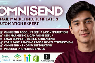 setup omnisend flows shopify marketing klaviyo email template, klaviyo flows
