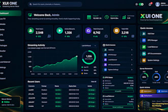 setup the best server, admin panel, xtream ui, xui one, epg  and load balancer