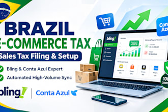 file e commerce sales tax and do bling conta azul bookkeeping in brazil setup