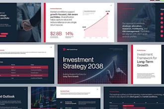design startup fundraising proposal presentation, business investment summary