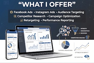 create and manage paid social media ads for facebook and instagram