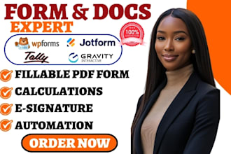 create jotform typeform medical fillable intake pdf forms application automation