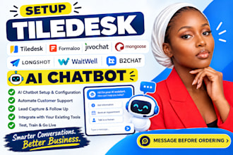 build ai chatbot tiledesk formaloo jivochat mongoose longshot waitwell b2chat