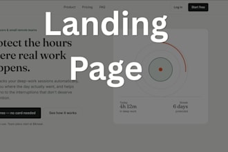 convert figma to react landing page, fast and responsive