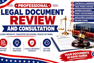 provide professional legal document review and consultation