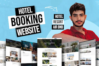 design a modern tour, hotel, restaurant and booking website