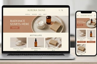build a professional skincare, beauty, or cosmetics shopify