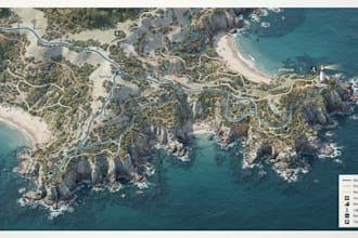 create hiking trail maps, route layouts and outdoor navigation