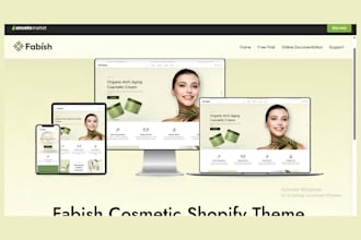 design beauty store skincare website shopify store skincare shopify store