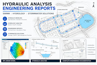 stormwater drainage hydraulic swmm model swppp grading erosion control site plan