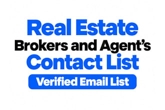 provide real estate agent, broker leads with valid contact