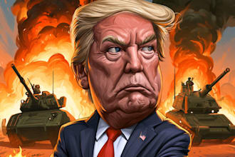 draw political cartoons illustrations