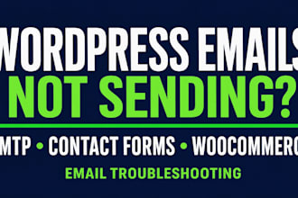 fix wordpress emails not sending, SMTP, contact forms, and email errors