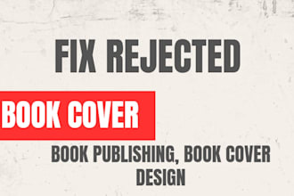 fix rejected book cover design