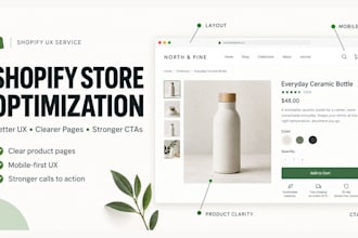 optimize your shopify store for better conversions and UX